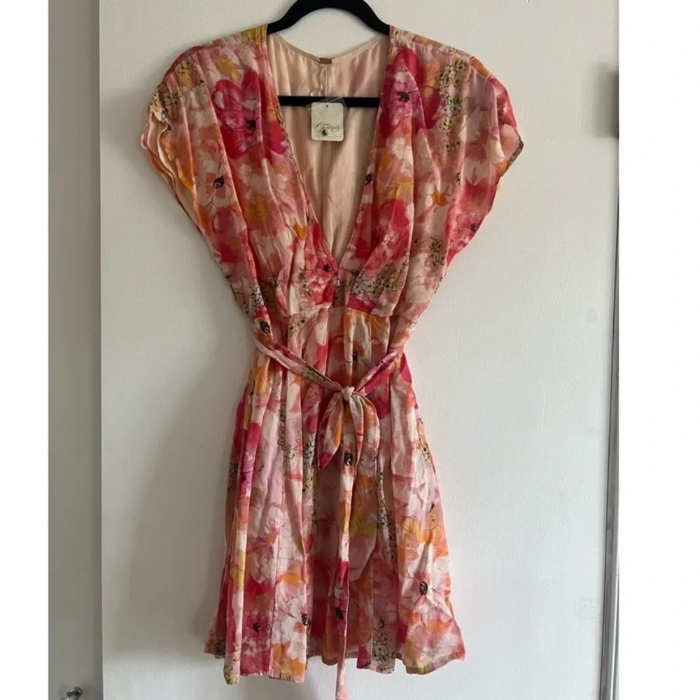 Free People ❥ Floral Mini Dress - Picture 5 of 8